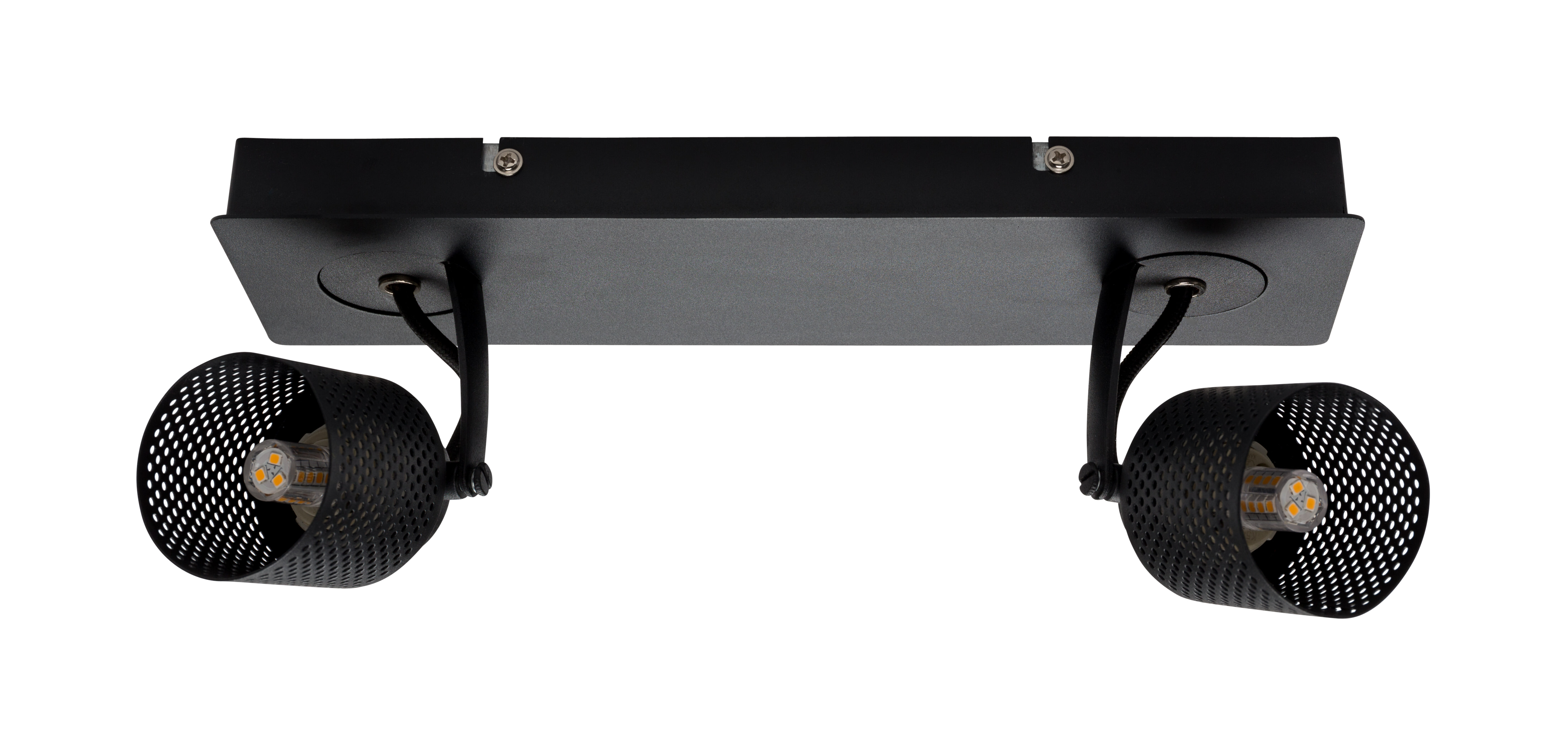 ZILT Plafondspot 'Franklyn' LED 2-lamps, kleur Zwart
