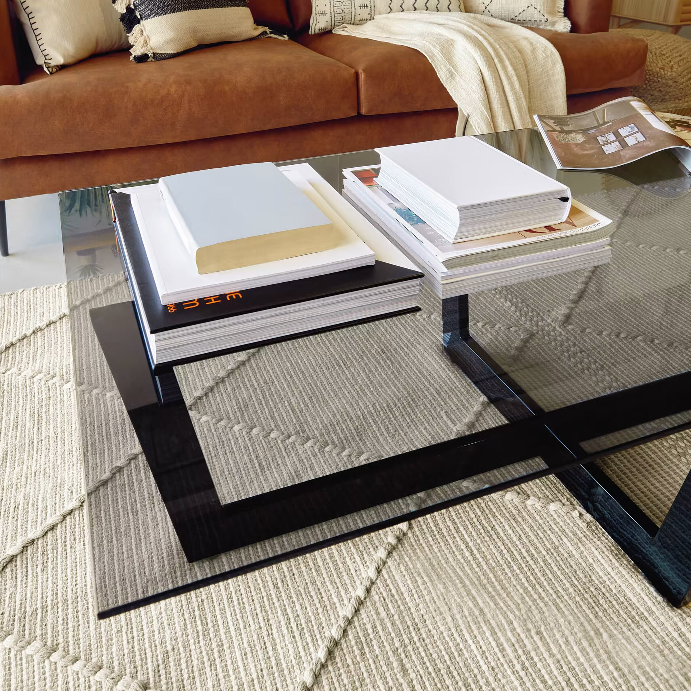 Kave Home Salontafel 'Plam', kleur Zwart