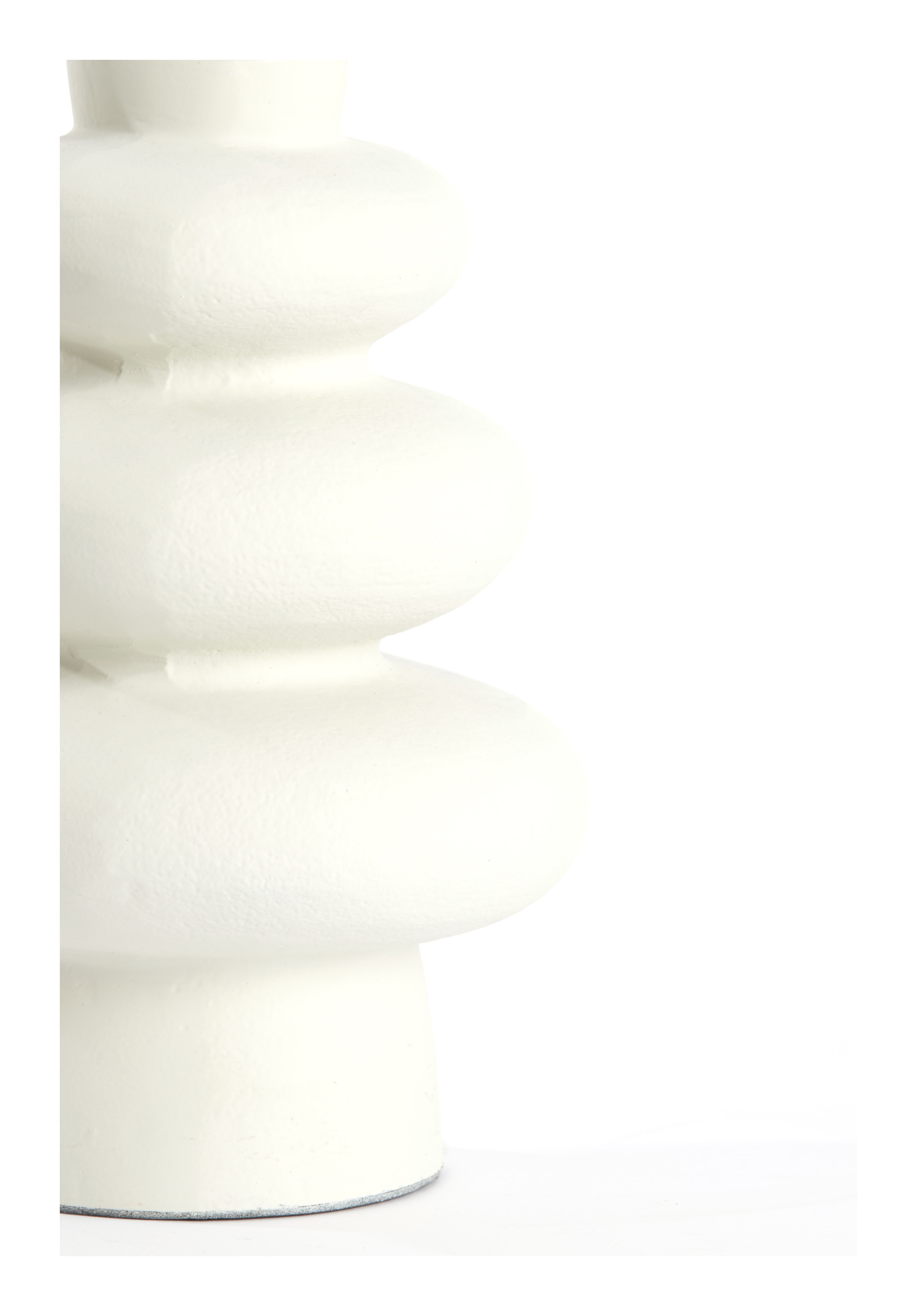 Light & Living Tafellamp 'Olona' 27cm hoog, kleur Crème (excl. kap)