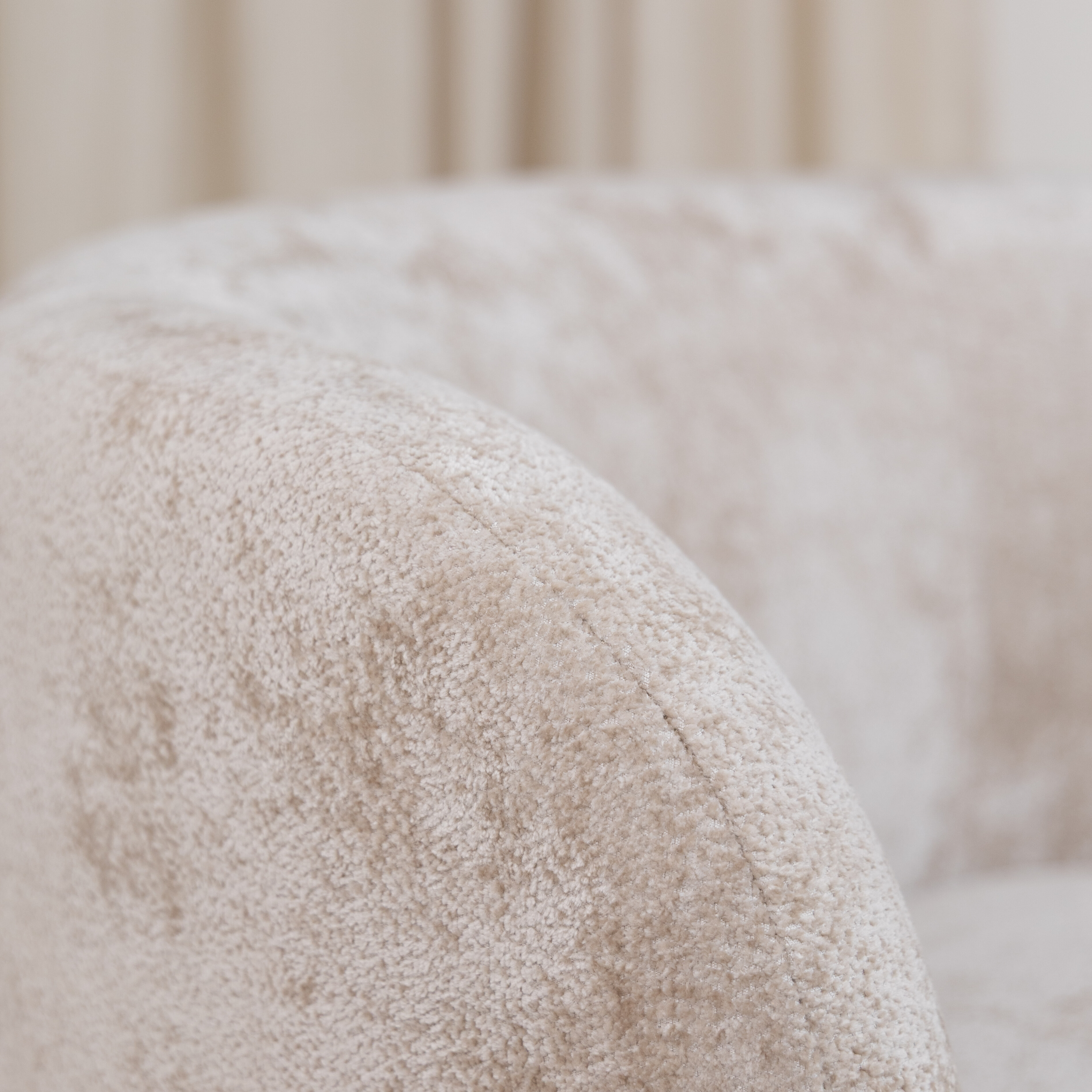 WOOOD Draaifauteuil 'Popular' Modulair, Chenille, kleur Naturel