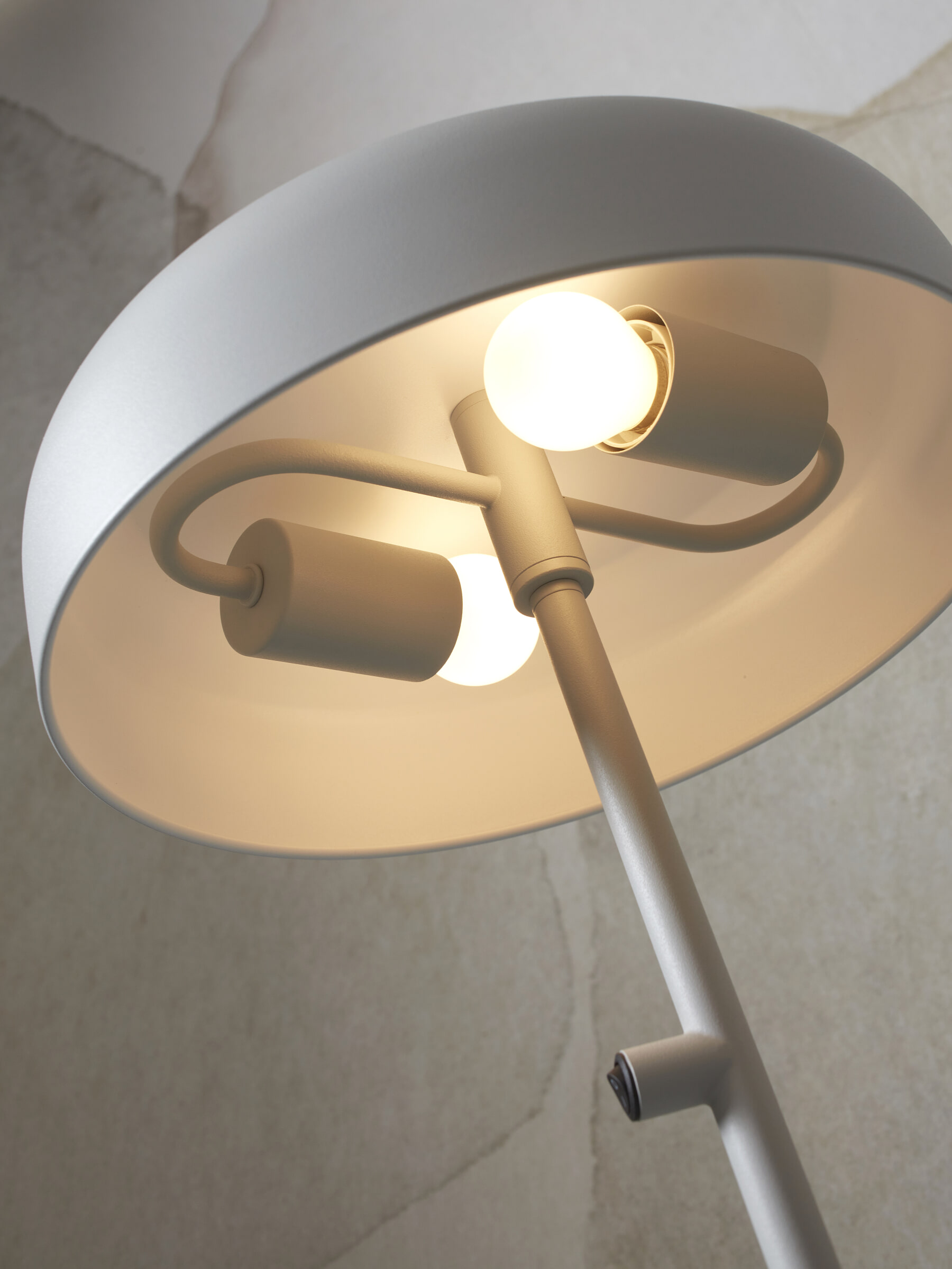 its about RoMi Vloerlamp 'Porto' 145cm, kleur Lichtgrijs