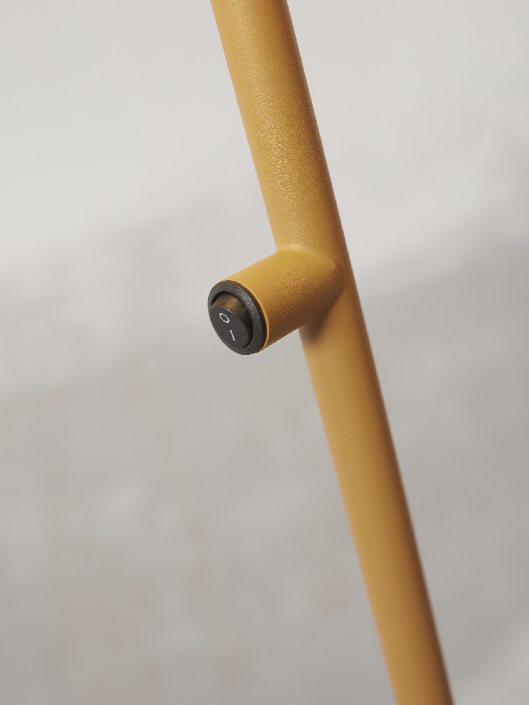 its about RoMi Vloerlamp 'Porto' 145cm, kleur Mosterdgeel