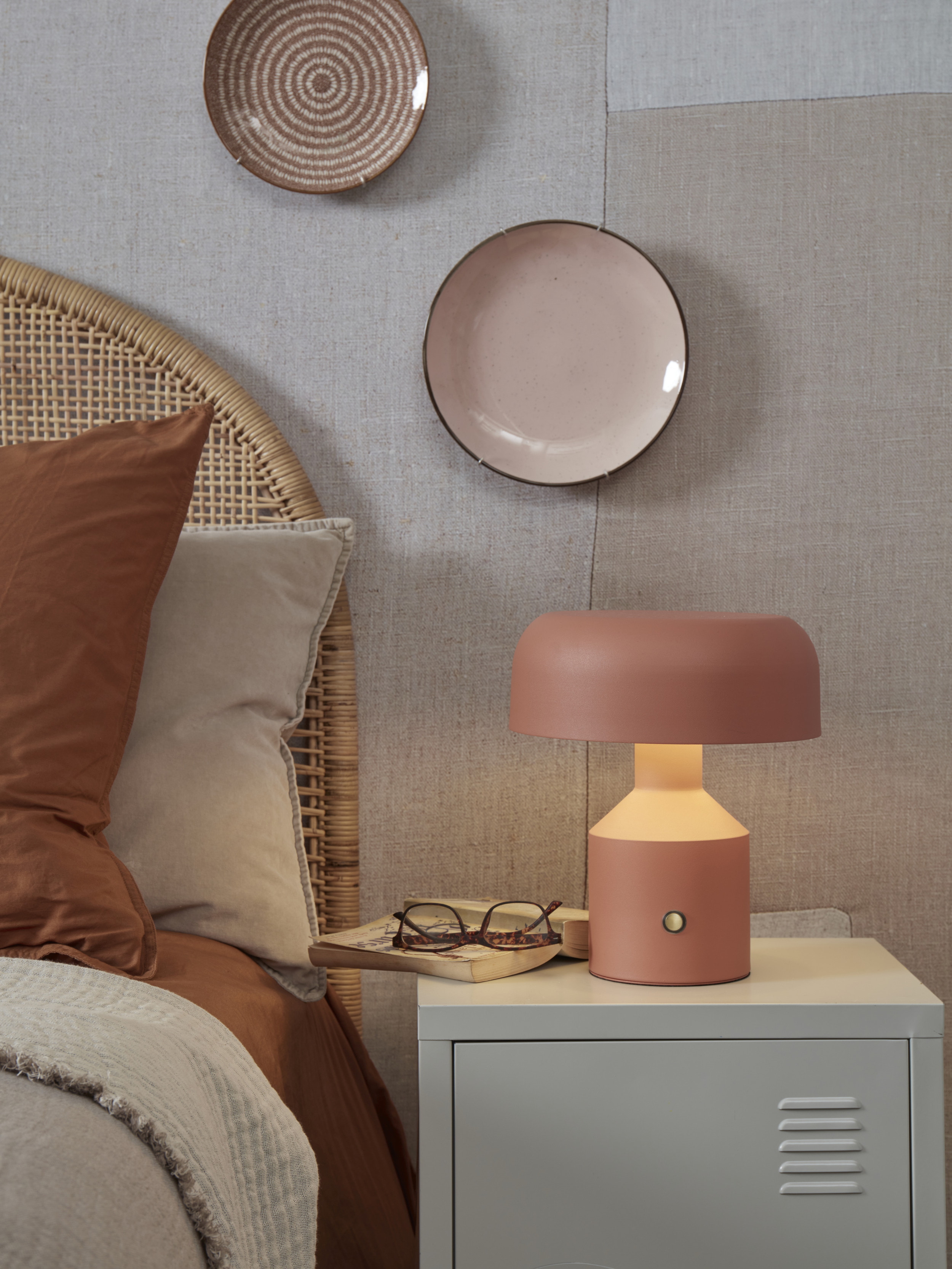 its about RoMi Tafellamp 'Porto' 29cm, kleur Terra
