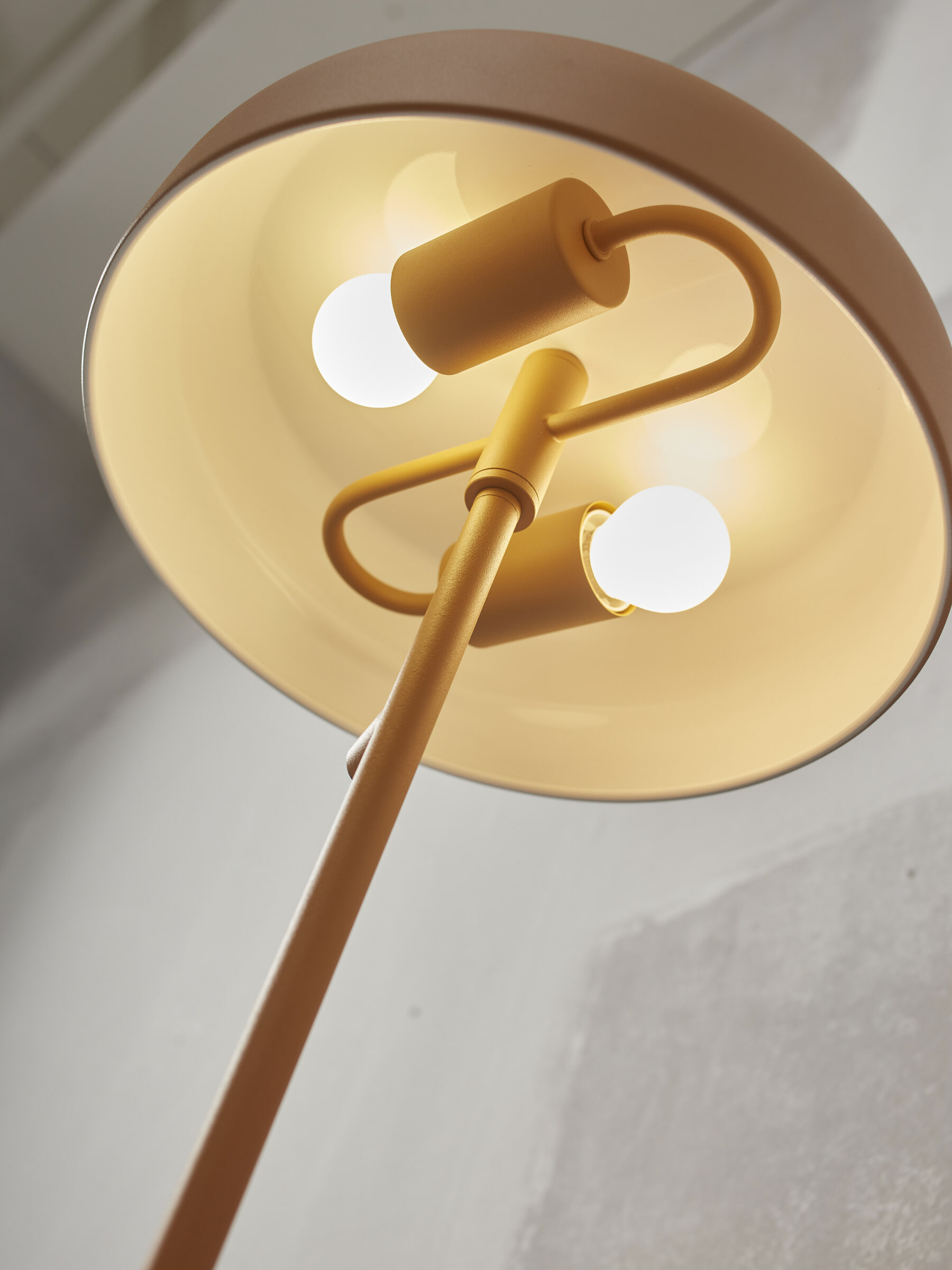 its about RoMi Tafellamp 'Porto' 45cm, kleur Mosterdgeel