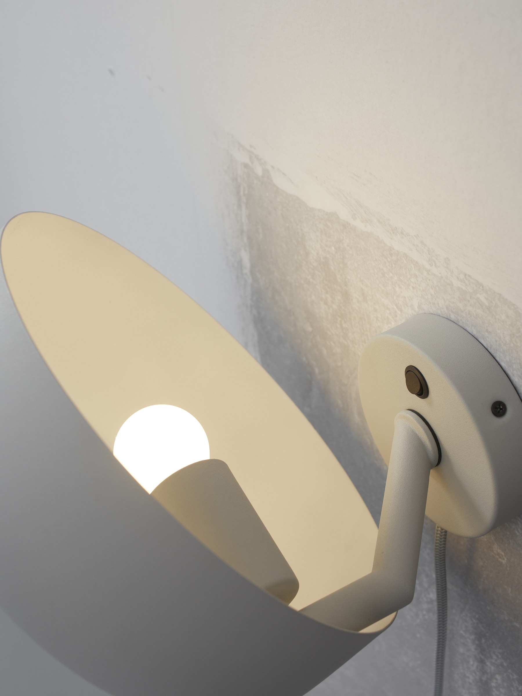 its about RoMi Wandlamp 'Porto' kleur Lichtgrijs