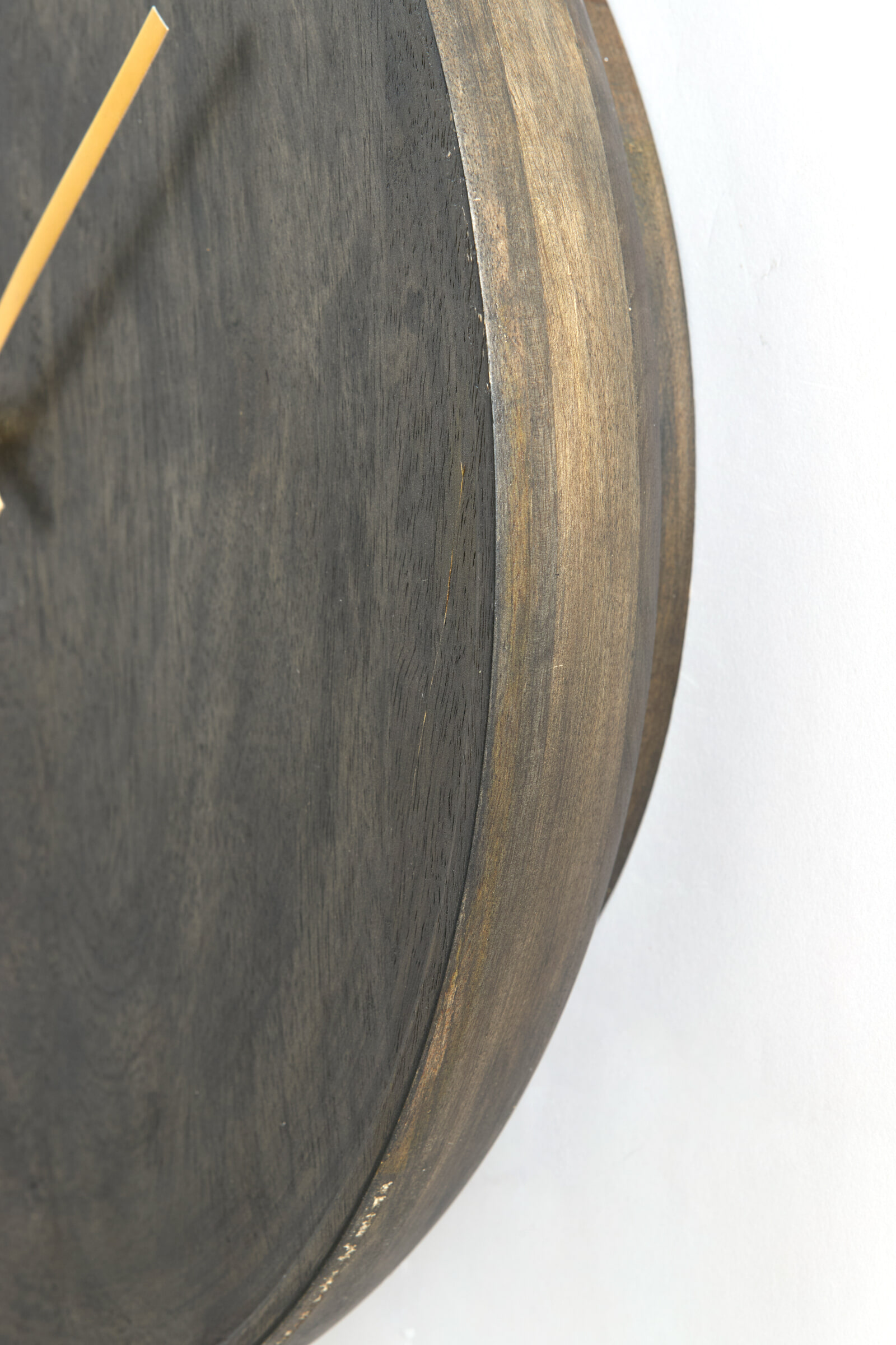 Light & Living Klok 'Veti' Mangohout, 41cm, kleur Donkerbruin