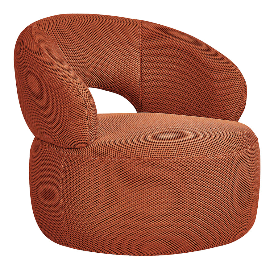 LABEL51 Fauteuil 'Suite' Breathe stof