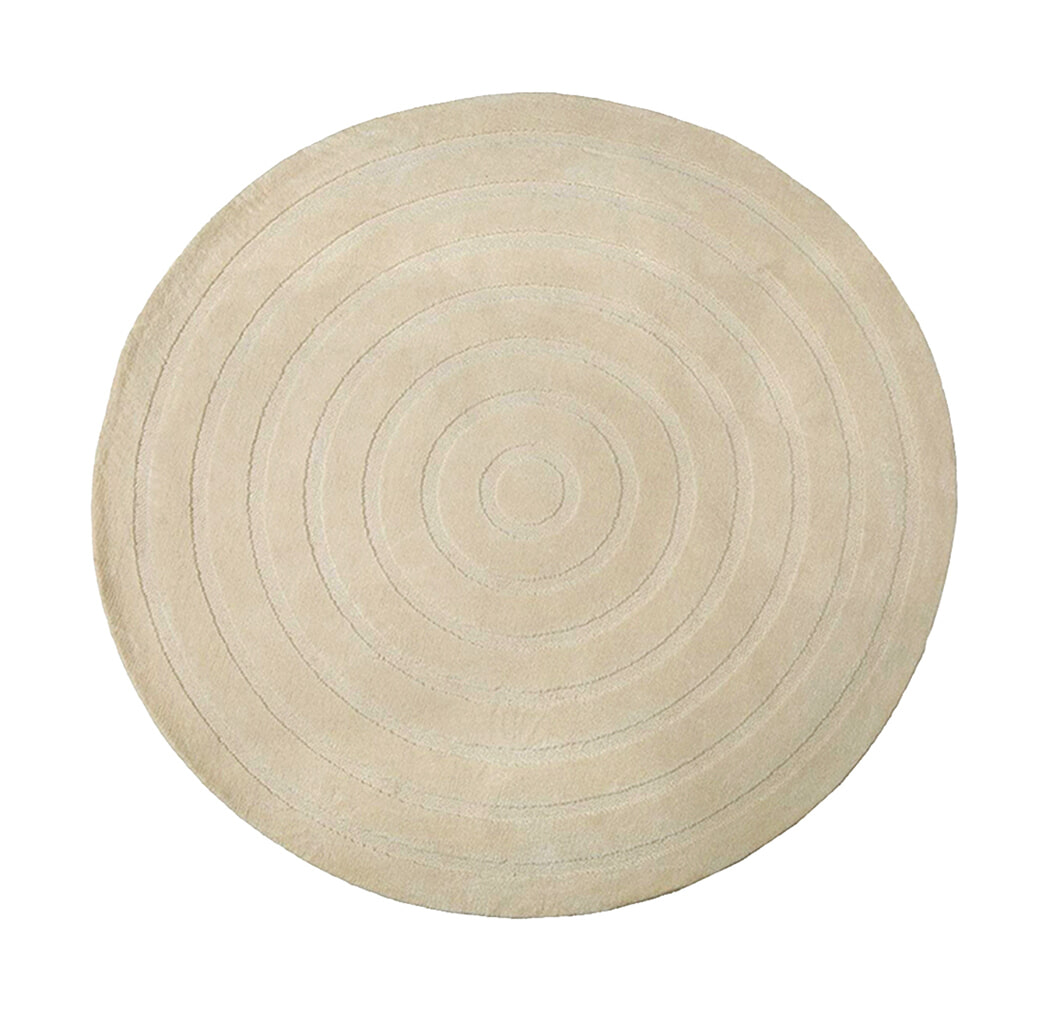 LABEL51 Rond Vloerkleed Agra Ø200cm - Zand
