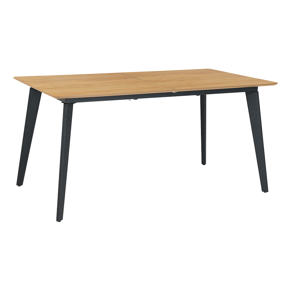 LABEL51 Uitschuifbare Eettafel Japandi Slim Eiken, 160/200 x cm - Naturel