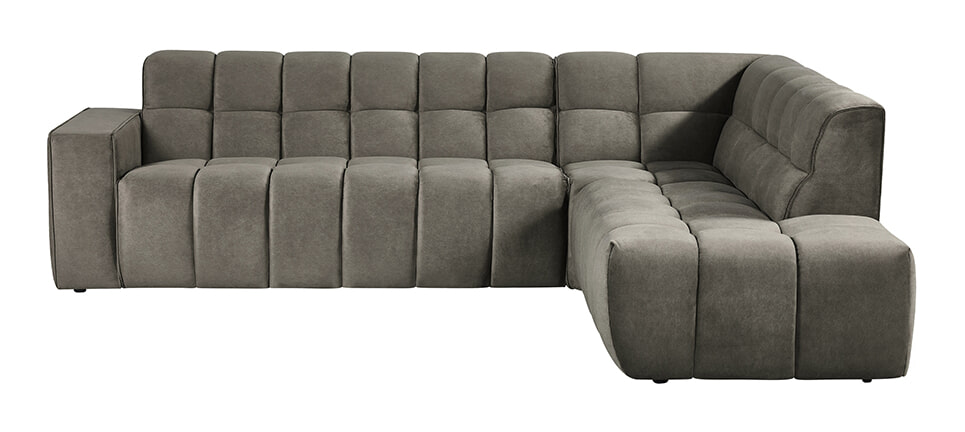 LABEL51 Hoekbank Valentino 290cm, Rechts, Cosmo stof - Taupe