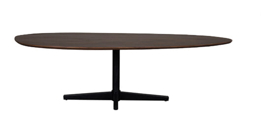 LABEL51 Organische Eettafel Rosie Espresso Mangohout, 180 x 100cm