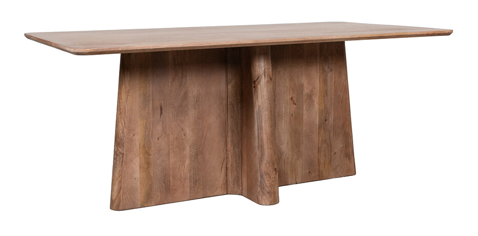 LABEL51 Eettafel Scott Nature Smooth Mangohout, 230 x 100cm
