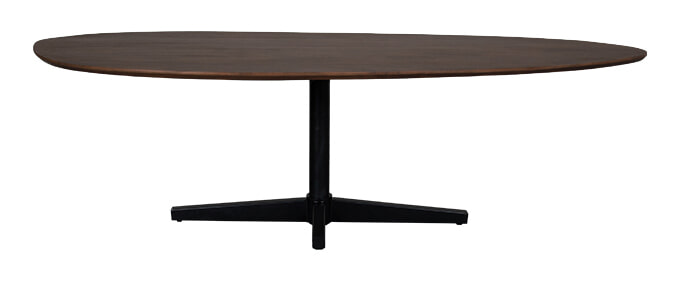 LABEL51 Organische Eettafel Rosie Espresso Mangohout, 260 x 110cm