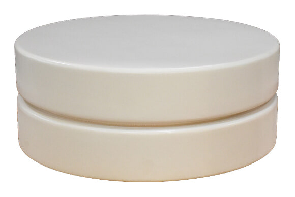 LABEL51 Ronde Salontafel 'Milly' Mangohout, 70cm, kleur Soft Sand