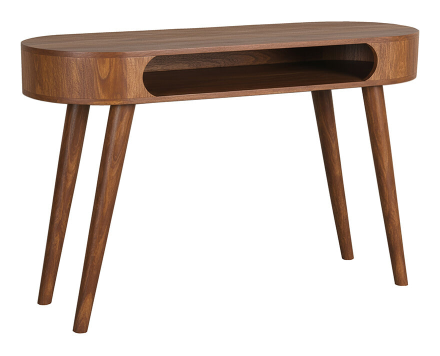 LABEL51 Ovale Sidetable Bella Naturel Smooth Mangohout, 120cm - Nature Smooth