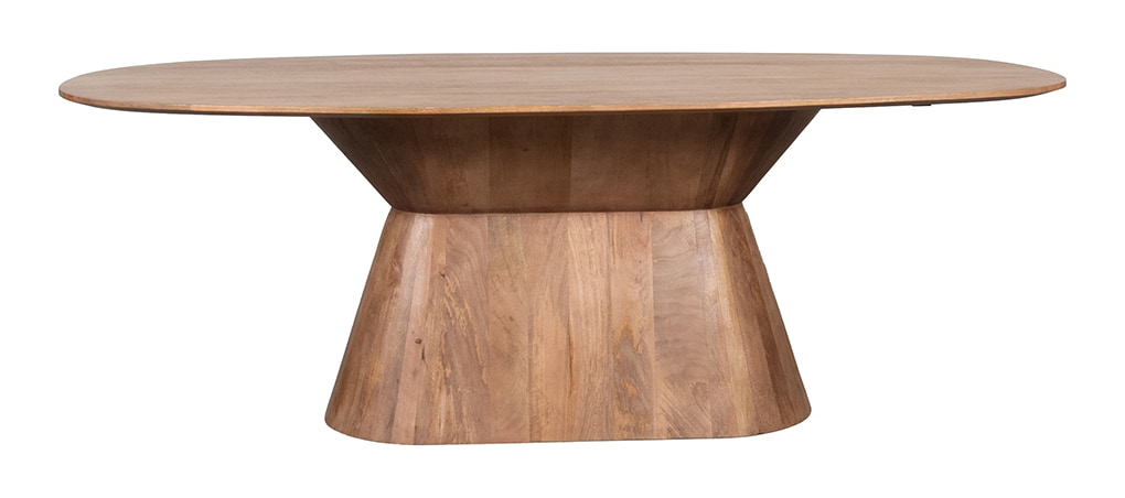 LABEL51 Ovale Eettafel 'Jagger' Naturel Mangohout, 240 x 110cm