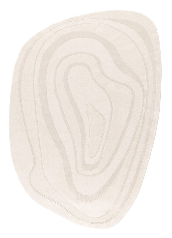 LABEL51 Organisch Vloerkleed 'Vinto' 160 x 230cm, kleur Ivoor