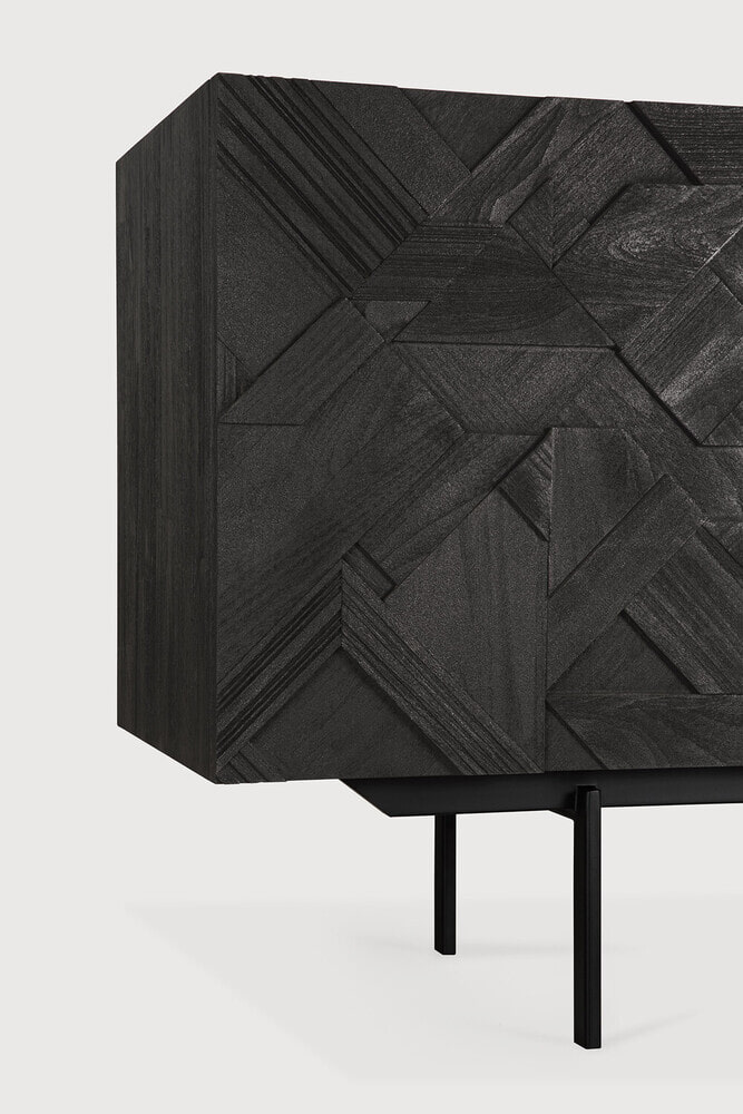 Ethnicraft Dressoir 'Graphic' Gevernist Teakhout, 168cm