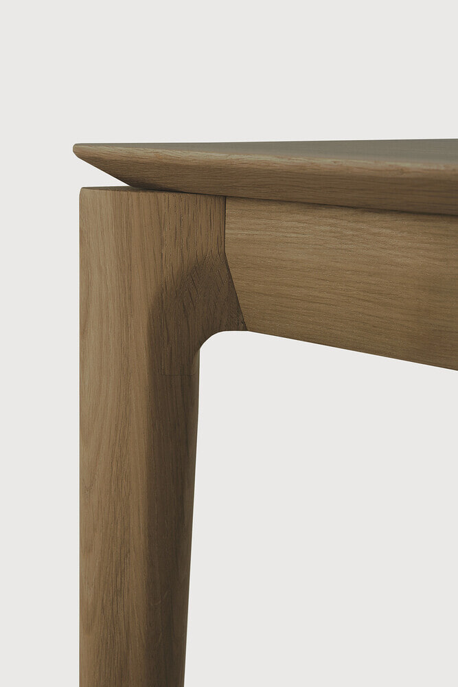 Ethnicraft Eetkamerbank 'Bok' Teakhout, 186cm, kleur Bruin
