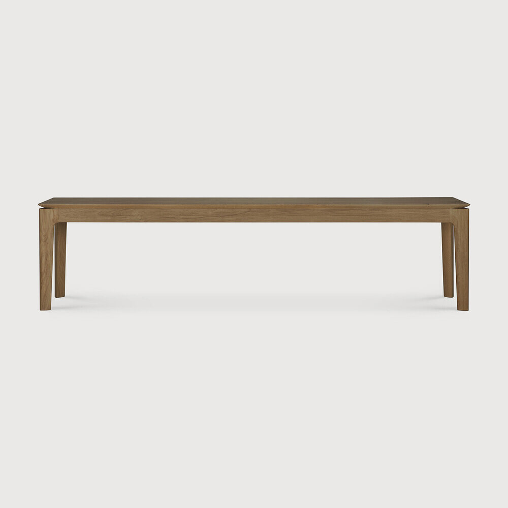 Ethnicraft Eetkamerbank 'Bok' Teakhout, 186cm, kleur Bruin