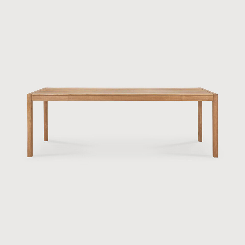 Ethnicraft Tuintafel 'Jack' Teakhout, 250 x 100cm, kleur Naturel