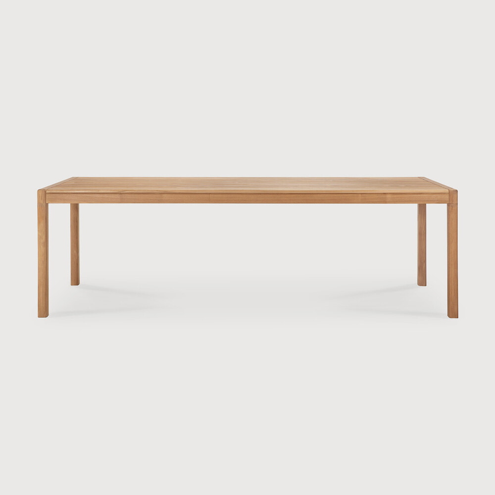 Ethnicraft Tuintafel 'Jack' Teakhout, 300 x 110cm, kleur Naturel