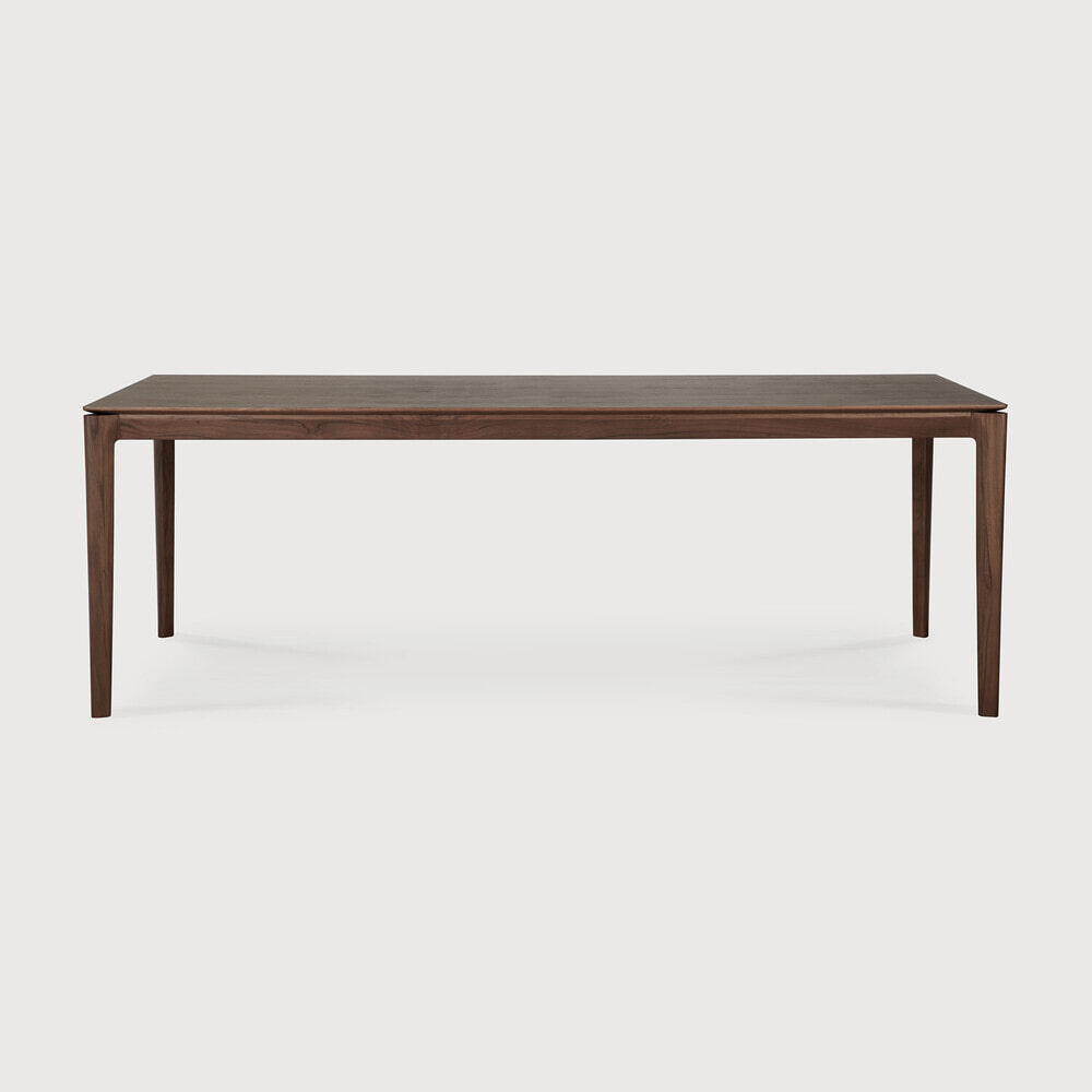 Ethnicraft Eettafel 'Bok' Gevernist Teakhout, 220 x 95cm