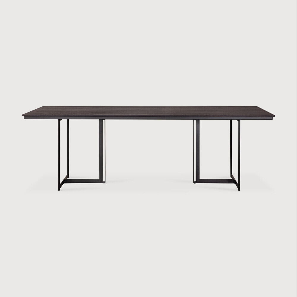 Ethnicraft Eettafel Tacet Gevernist Teakhout, 240 x 100cm - Donkerbruin