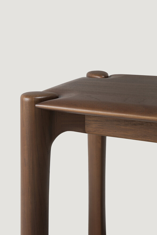 Ethnicraft Eetkamerbank 'PI' Gevernist Teakhout, 146cm, kleur Bruin