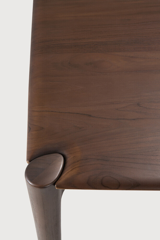 Ethnicraft Eettafel 'PI' Gevernist Teakhout, 140 x 80cm, kleur Bruin