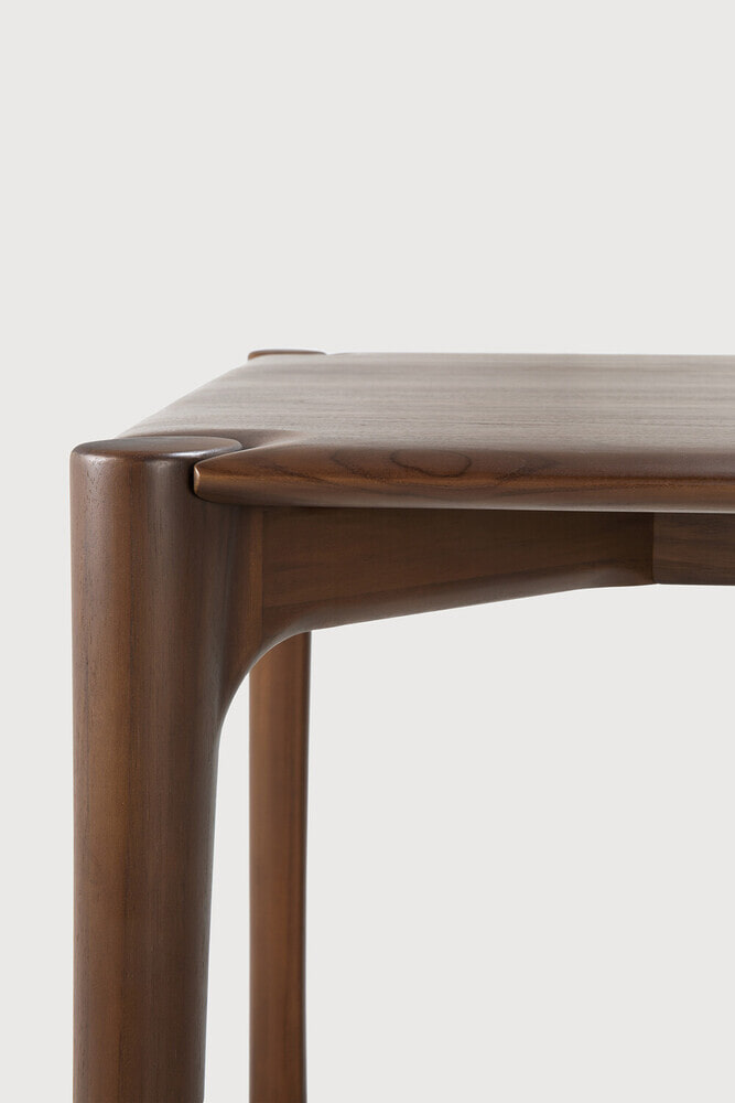 Ethnicraft Eettafel 'PI' Gevernist Teakhout, 140 x 80cm, kleur Bruin