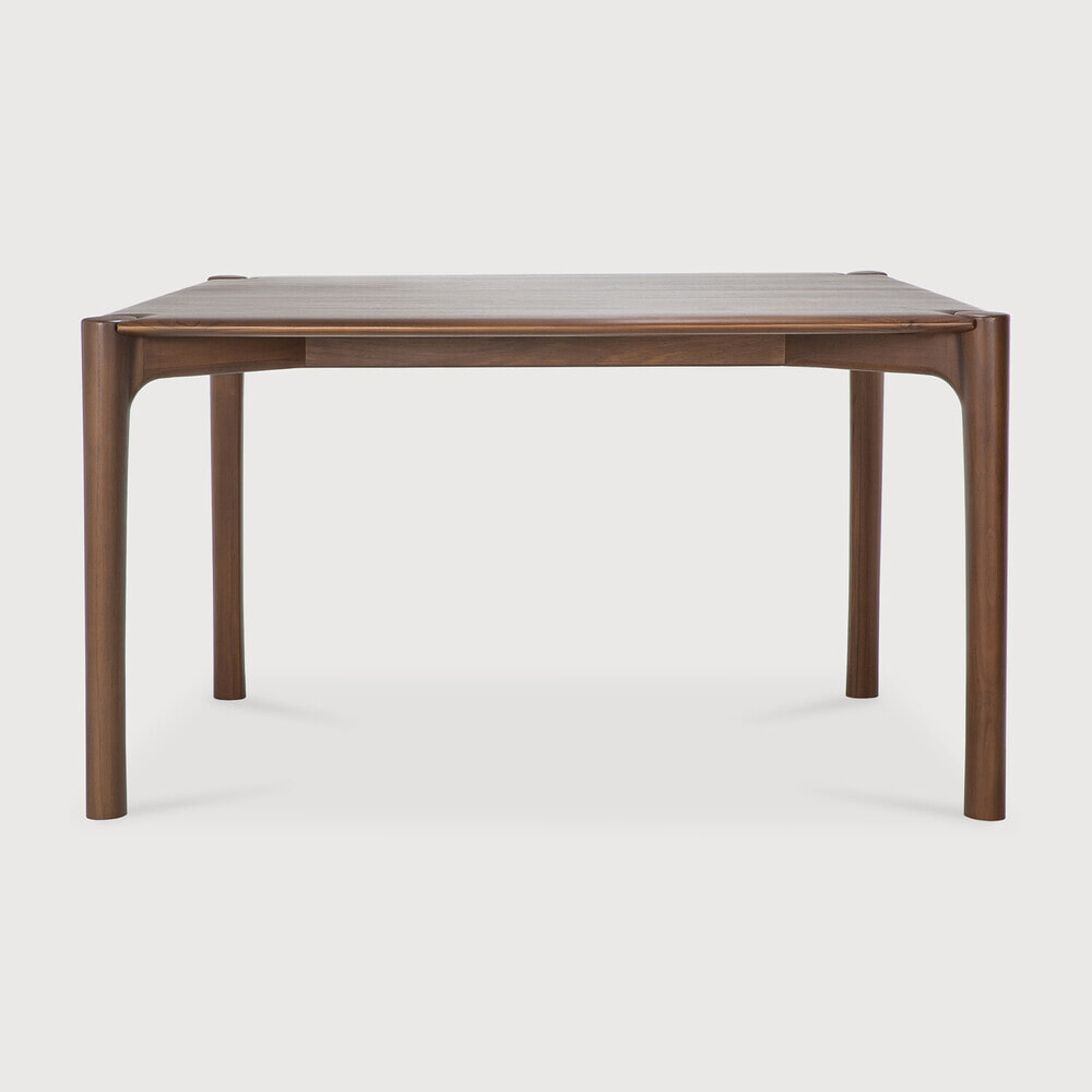 Ethnicraft Eettafel 'PI' Gevernist Teakhout, 140 x 80cm, kleur Bruin