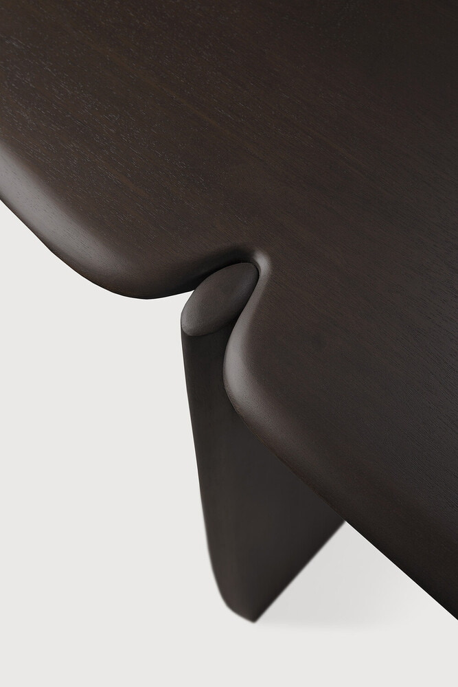 Ethnicraft Sidetable 'PI' Gevernist Mahoniehout, 160cm, kleur Donkerbruin