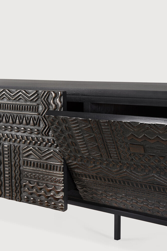 Ethnicraft TV-meubel 'Tabwa' Gevernist Teakhout, 160cm