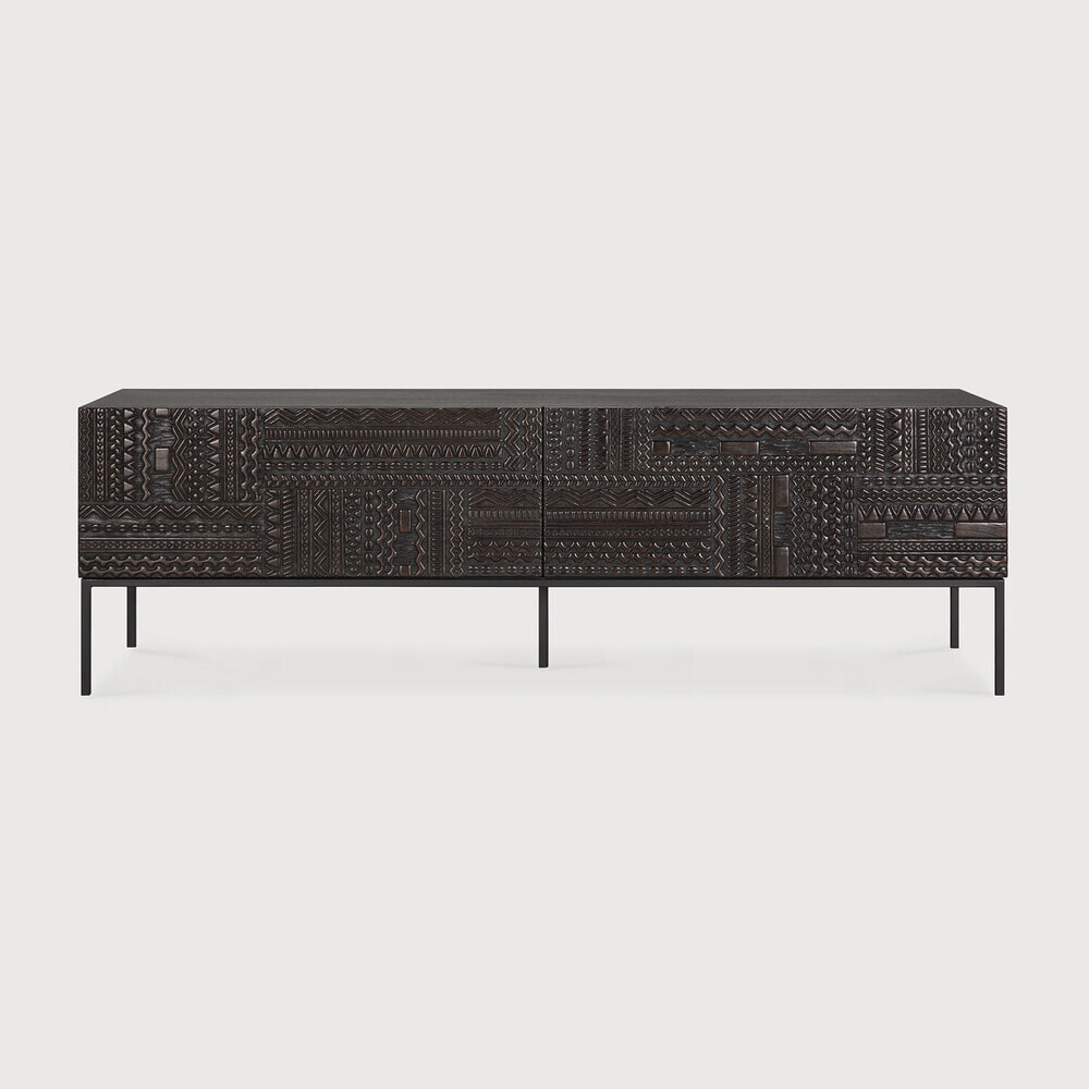 Ethnicraft TV-meubel 'Tabwa' Gevernist Teakhout, 160cm