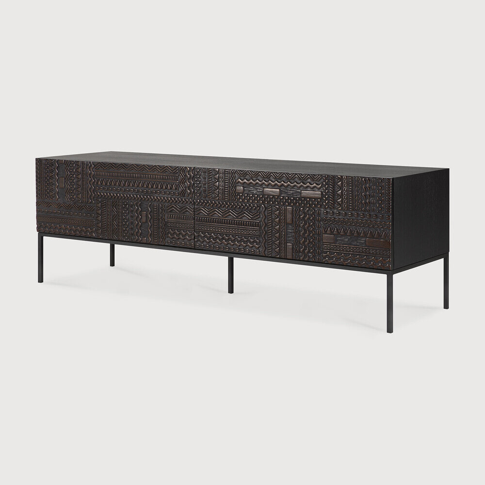 Ethnicraft TV-meubel 'Tabwa' Gevernist Teakhout, 160cm