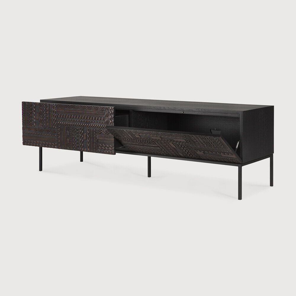 Ethnicraft TV-meubel 'Tabwa' Gevernist Teakhout, 160cm