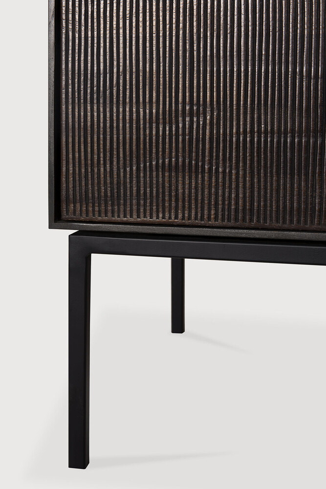 Ethnicraft TV-meubel 'Grooves' Gevernist Teakhout, 242cm
