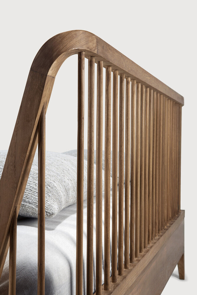 Ethnicraft Bed 'Spindle' Gerecycled Teak, 160 x 200cm