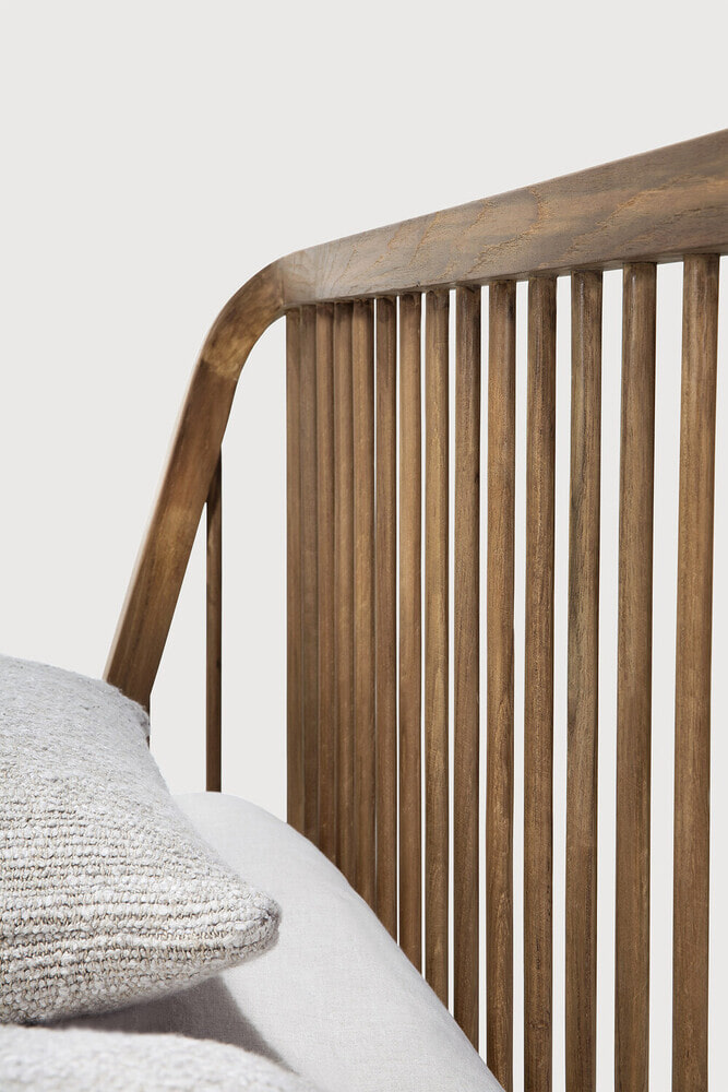 Ethnicraft Bed 'Spindle' Gerecycled Teak, 160 x 200cm