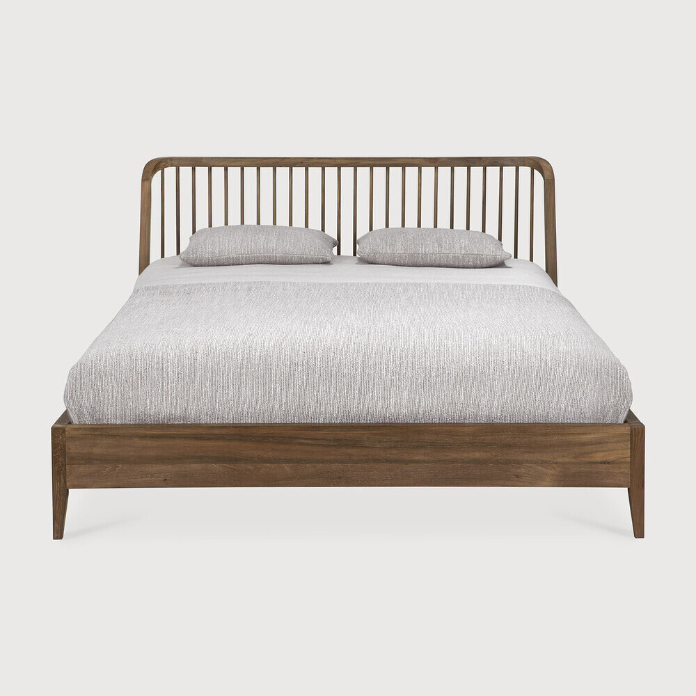 Ethnicraft Bed 'Spindle' Gerecycled Teak, 160 x 200cm