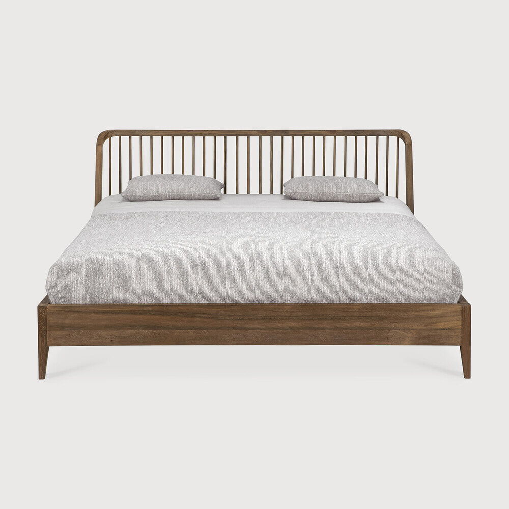 Ethnicraft Bed 'Spindle' Gerecycled Teak, 180 x 200cm