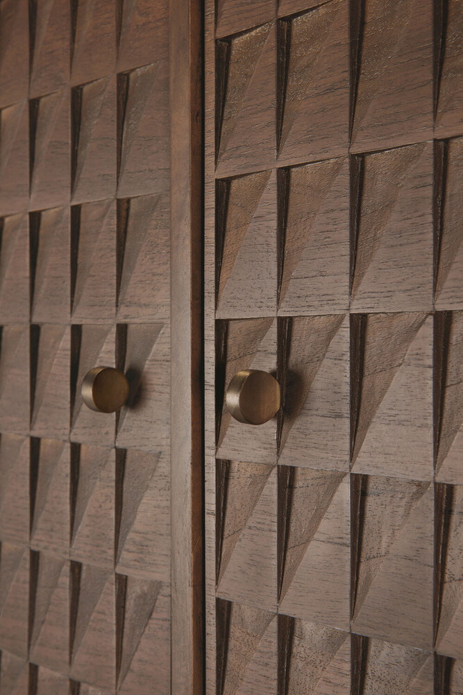 Ethnicraft Dressoir 'Sono' Gevernist Teakhout, 172cm