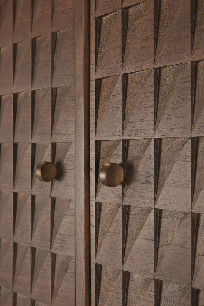 Ethnicraft Dressoir 'Sono' Gevernist Teakhout, 228cm