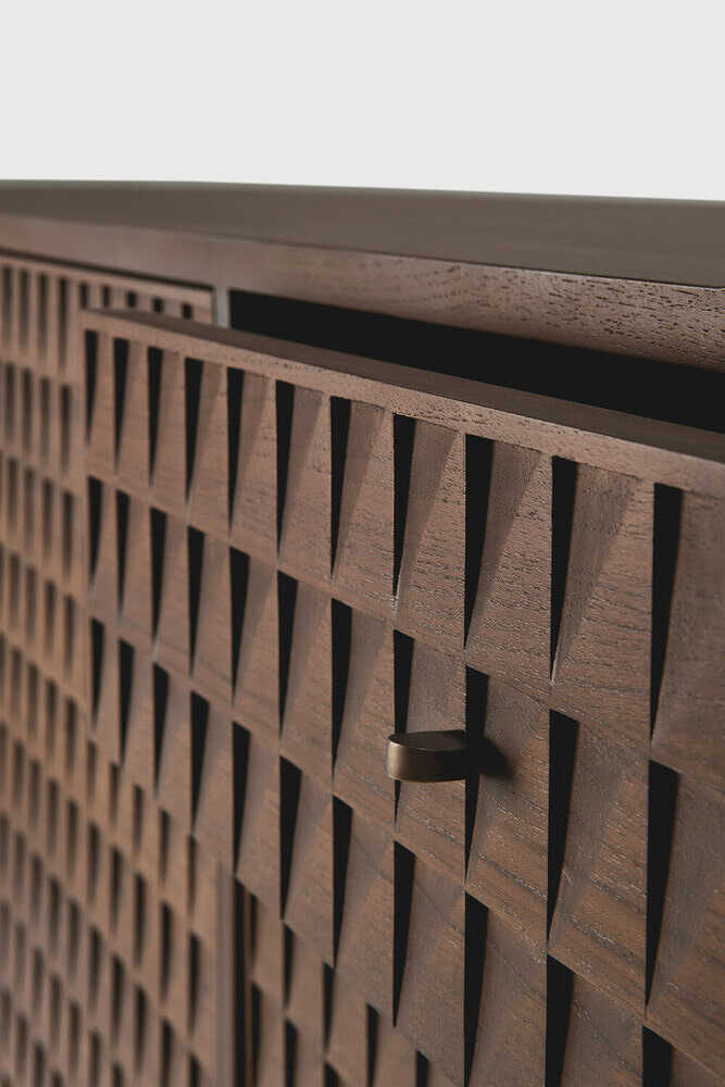 Ethnicraft Dressoir 'Sono' Gevernist Teakhout, 228cm