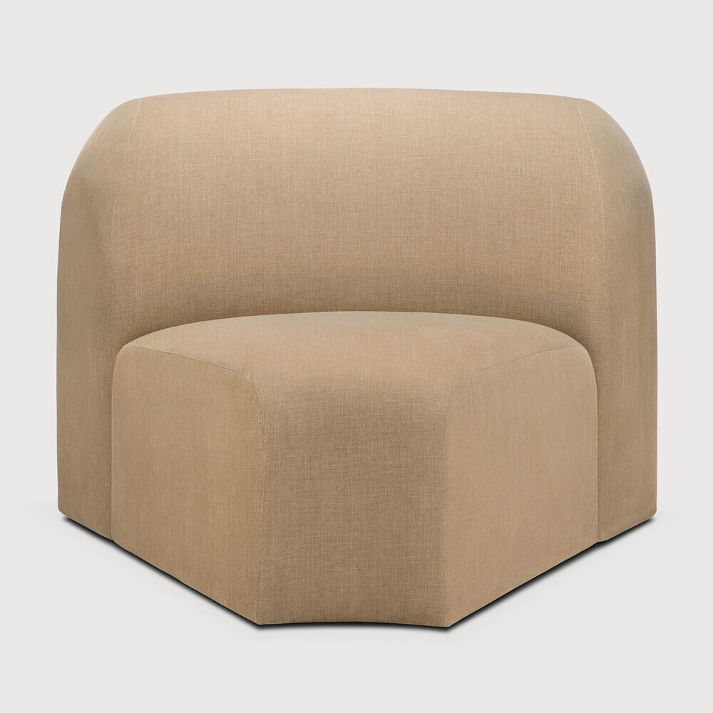 Ethnicraft Modulaire Bank Bulky Hoek 45° - Light Sepia