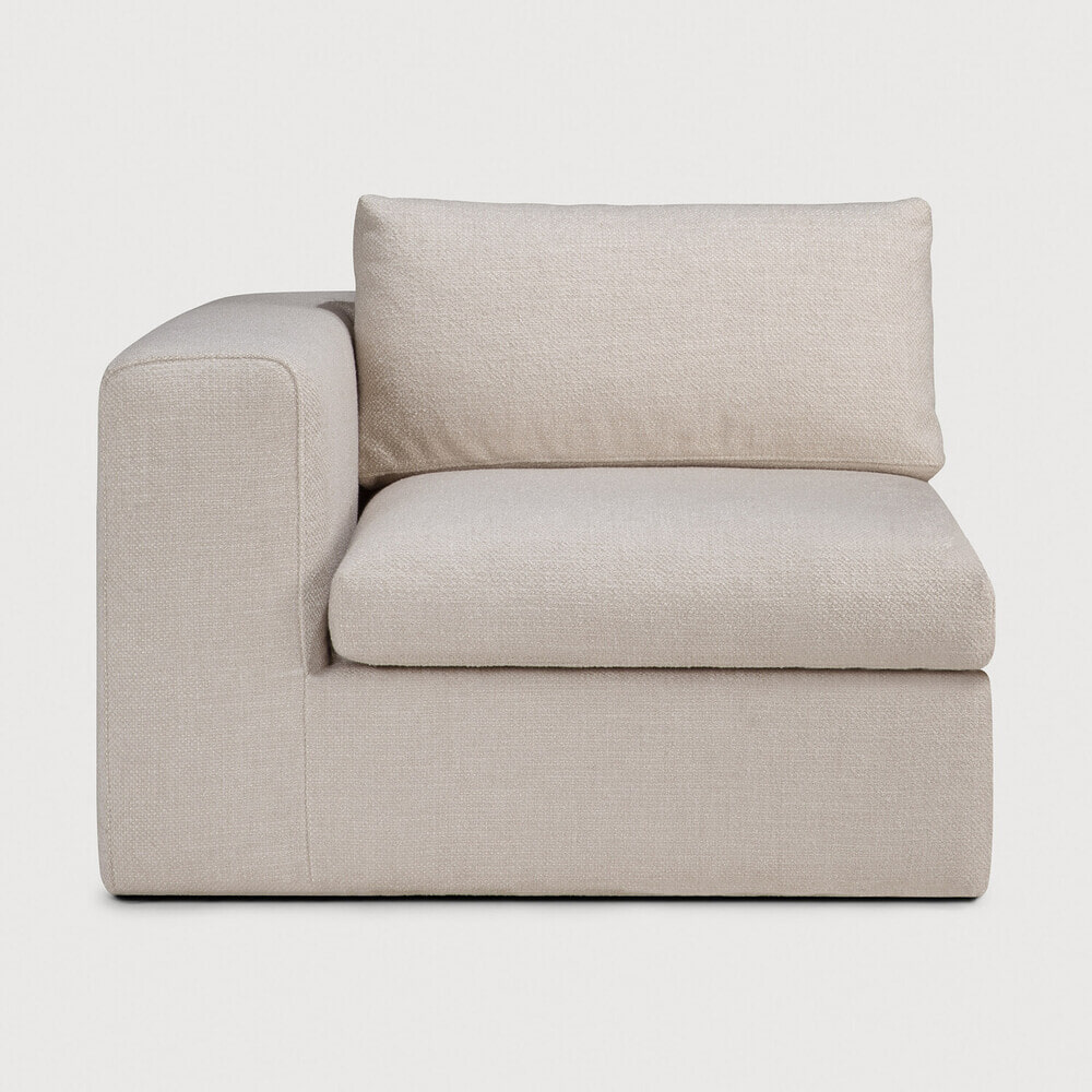 Ethnicraft Modulaire Bank Mellow Hoek Links/Rechts - Ivory