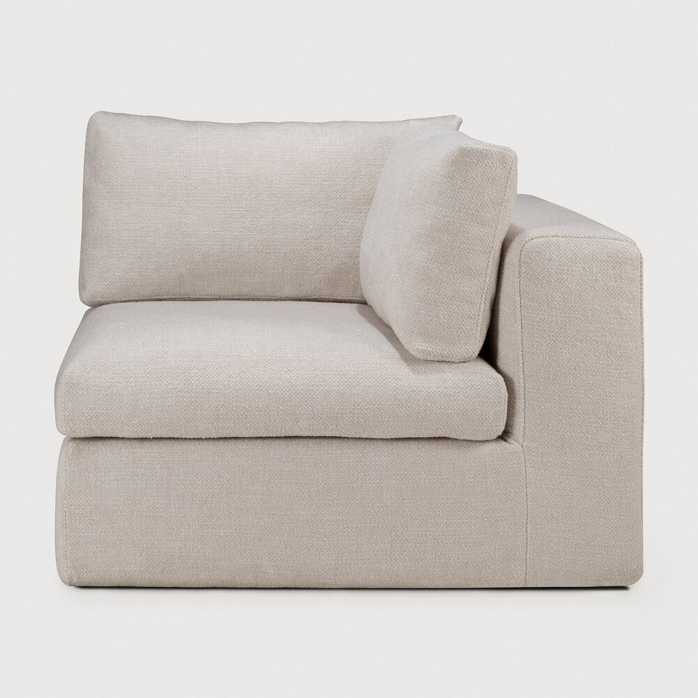 Ethnicraft Modulaire Bank 'Mellow' Hoek, kleur Ivory