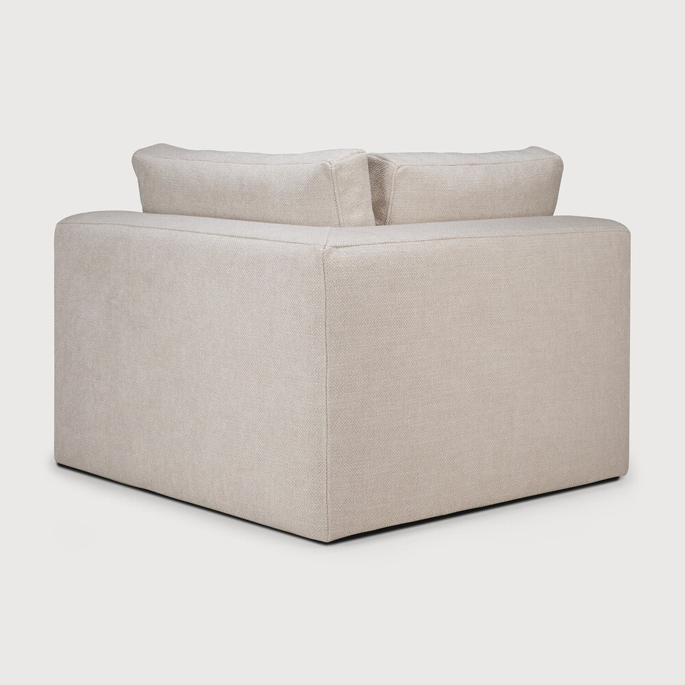 Ethnicraft Modulaire Bank 'Mellow' Hoek, kleur Ivory