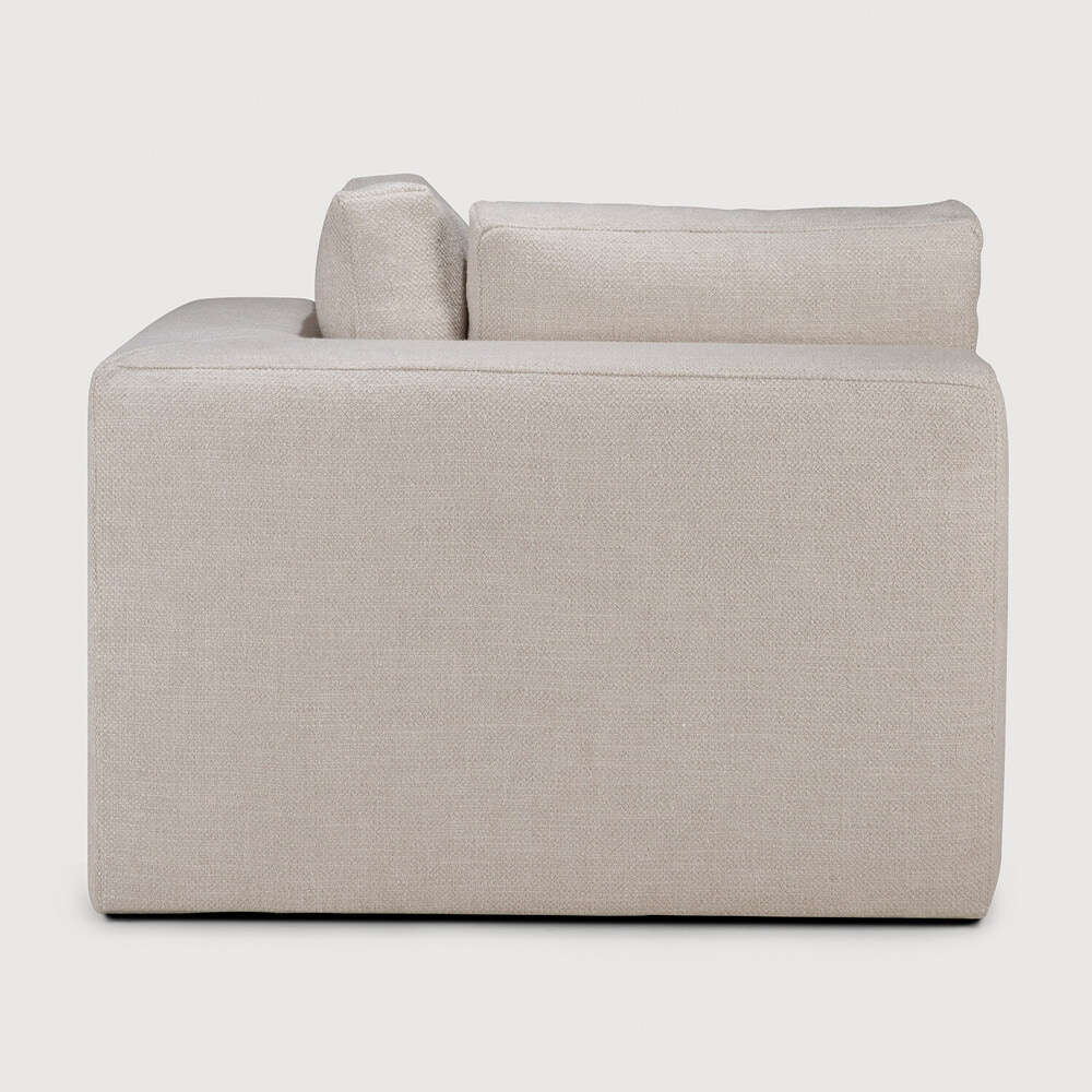 Ethnicraft Modulaire Bank 'Mellow' Hoek, kleur Ivory